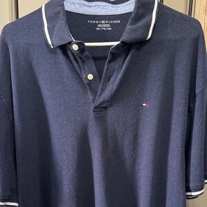 Tommy Hilfiger Navy Blue Men's Polo Shirt XXL